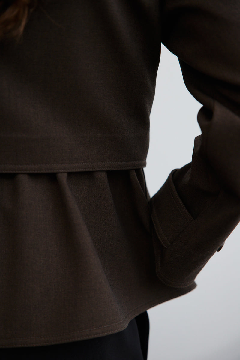 Understanding - Korean Women Fashion - #womensfashion - Crop Flare Jacket - 7