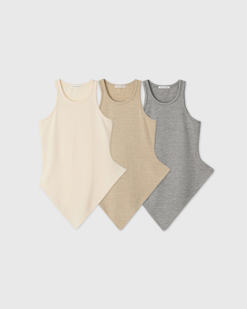 Understanding - Korean Women Fashion - #womensfashion - Unbal Layered Vest - 2