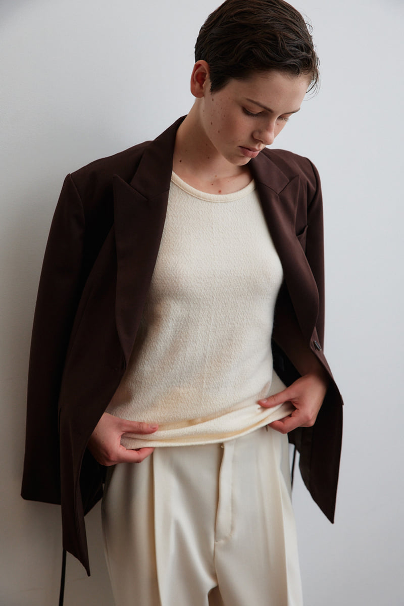 Understanding - Korean Women Fashion - #womensfashion - Unbal Layered Vest - 6