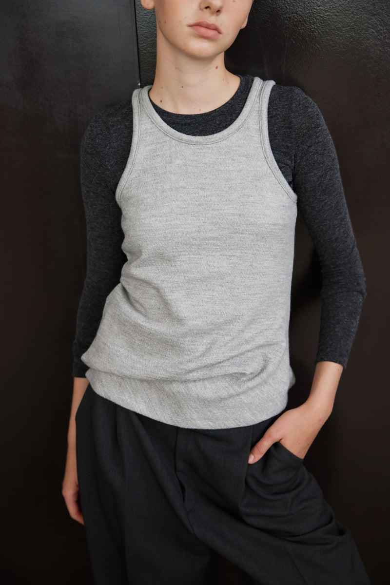 Understanding - Korean Women Fashion - #womensfashion - Unbal Layered Vest - 8