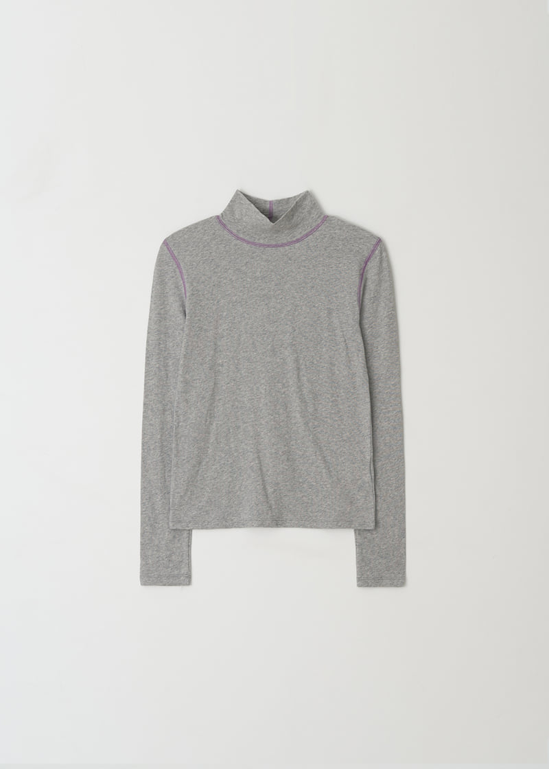 Understanding - Korean Women Fashion - #womensfashion - Stitch Turtleneck Tee