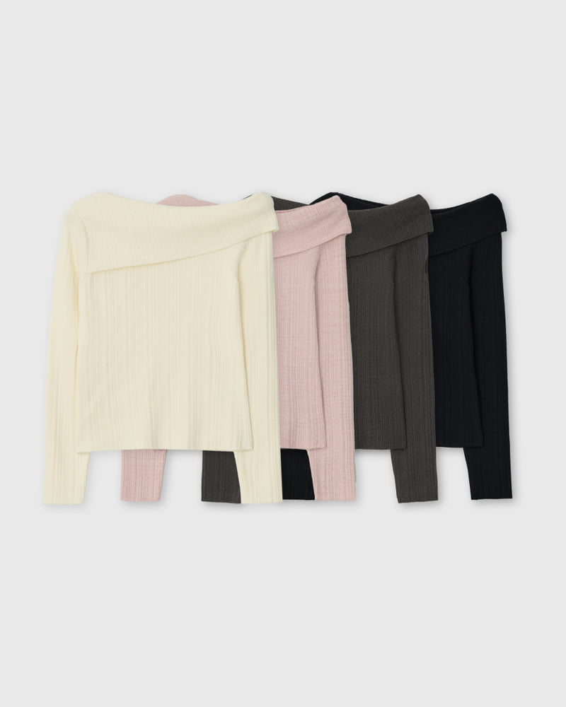 Understanding - Korean Women Fashion - #womensfashion - Off Shoulder Knit - 2