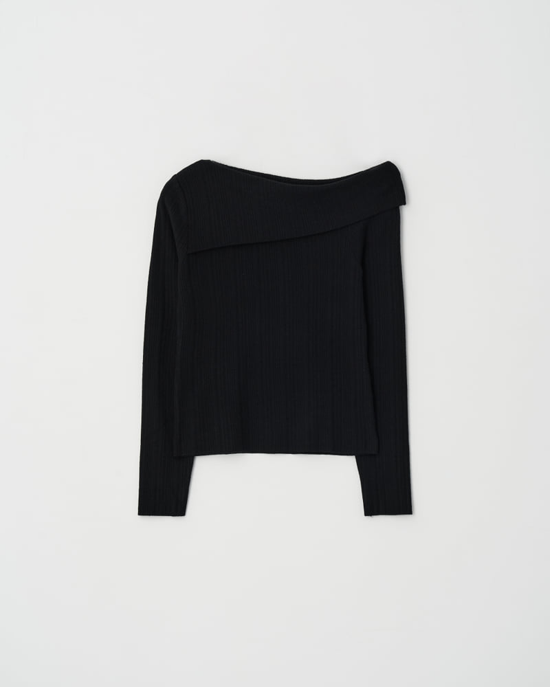 Understanding - Korean Women Fashion - #momslook - Off Shoulder Knit - 4