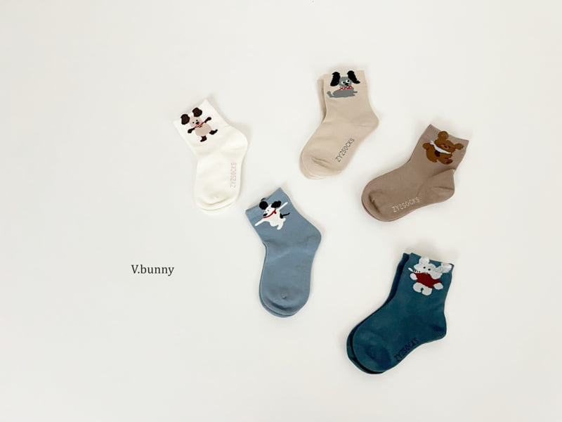 V Bunny - Korean Children Fashion - #Kfashion4kids - Elbe Socks Set - 6