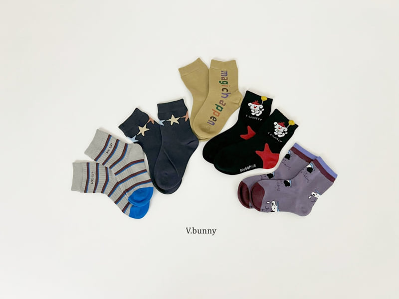 V Bunny - Korean Children Fashion - #Kfashion4kids - Magic Socks Set - 2