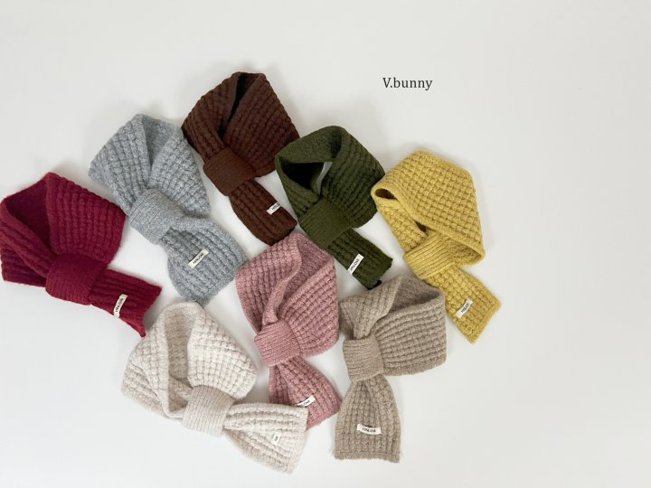 V Bunny - Korean Children Fashion - #Kfashion4kids - Waffle Muffler - 5