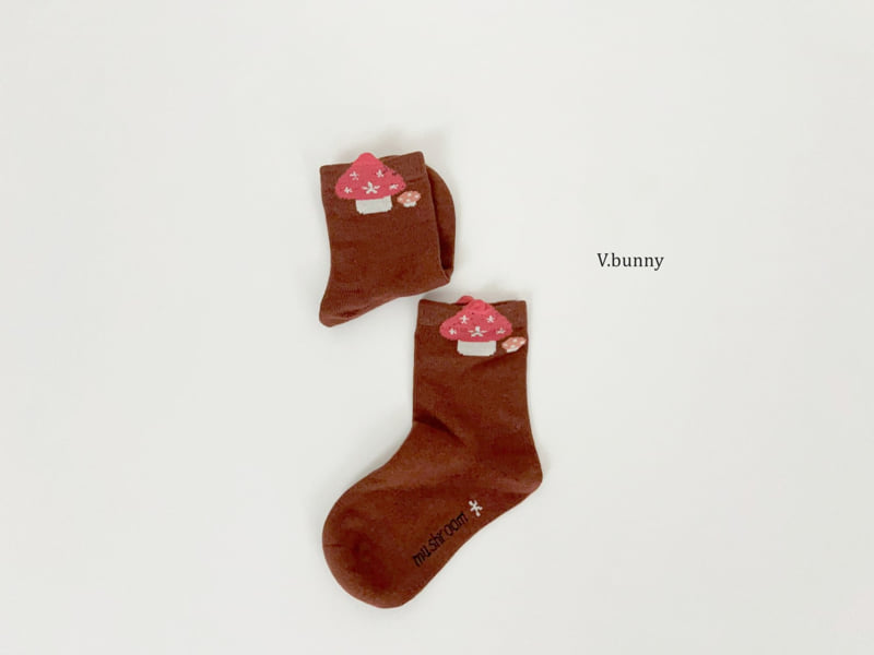 V Bunny - Korean Children Fashion - #childofig - Star Mushroom Socks Set - 5