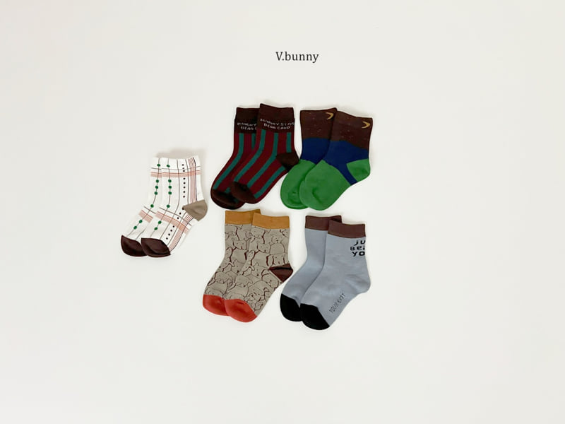 V Bunny - Korean Children Fashion - #childrensboutique - Just Socks Set - 11