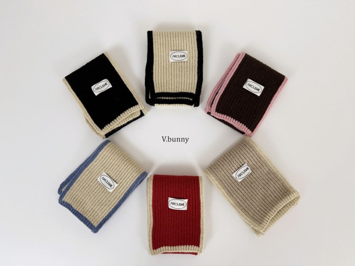 V Bunny - Korean Children Fashion - #childrensboutique - Line Stripe Muffler - 3