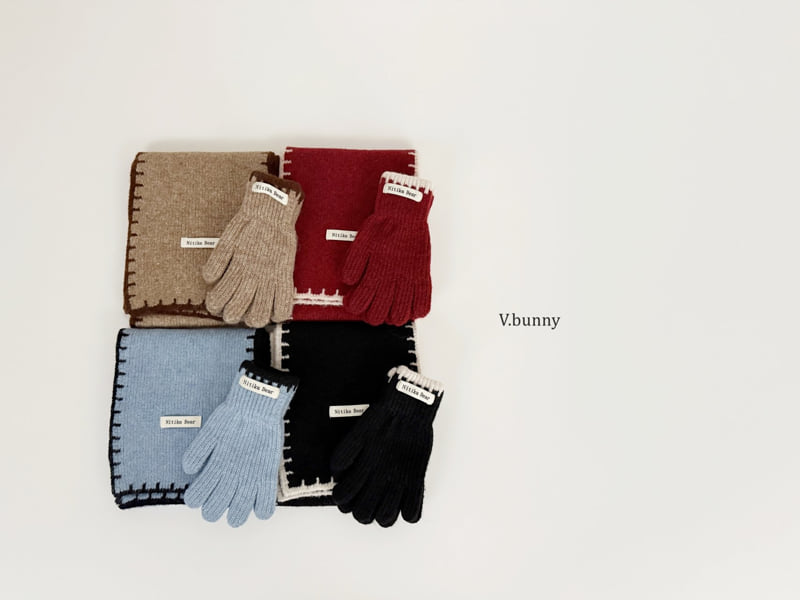 V Bunny - Korean Children Fashion - #childrensboutique - Vely Muffler - 12