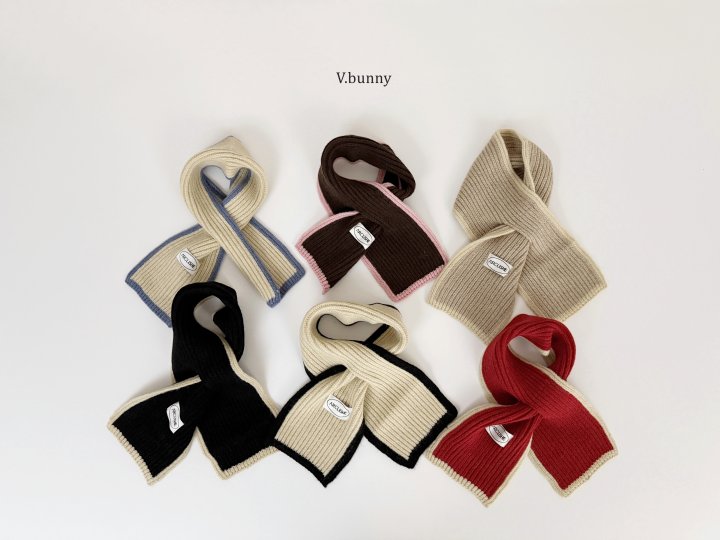 V Bunny - Korean Children Fashion - #childrensboutique - Line Stripe Muffler - 4