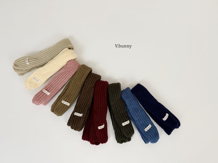 V Bunny - Korean Children Fashion - #designkidswear - Roundy Muffler - 2