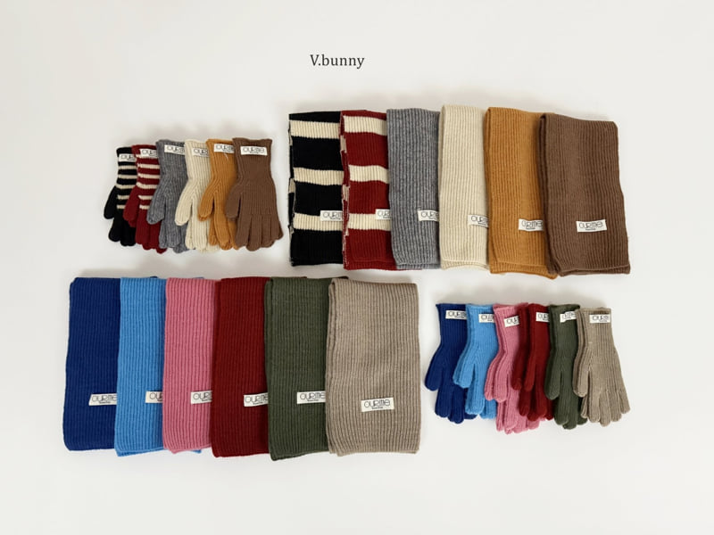 V Bunny - Korean Children Fashion - #designkidswear - Twelve Muffler - 11