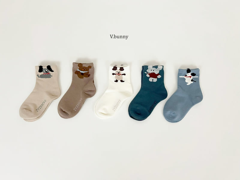 V Bunny - Korean Children Fashion - #discoveringself - Elbe Socks Set