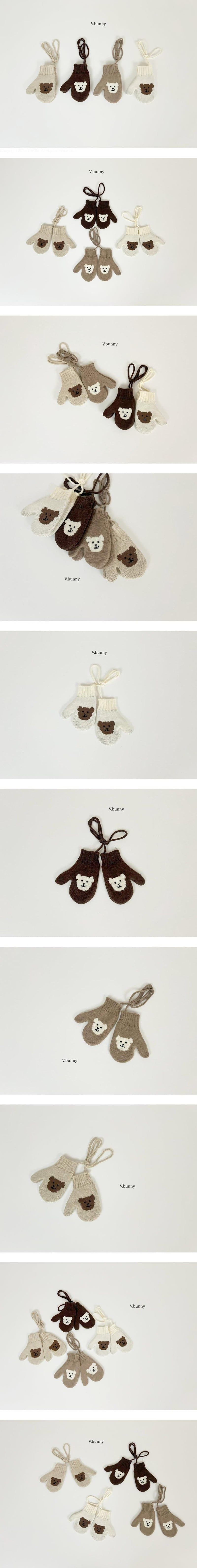 V Bunny - Korean Children Fashion - #discoveringself - Bear Bear Gloves