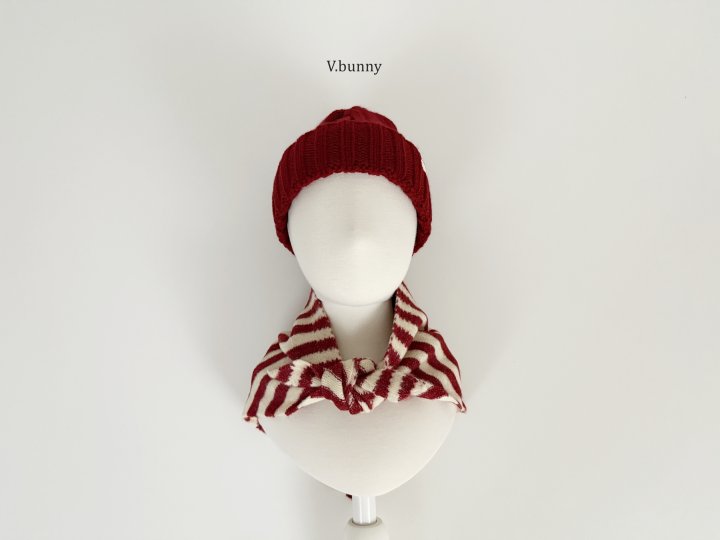 V Bunny - Korean Children Fashion - #discoveringself - Stripe Muffler - 6