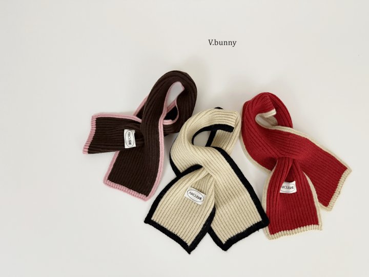 V Bunny - Korean Children Fashion - #discoveringself - Line Stripe Muffler - 5