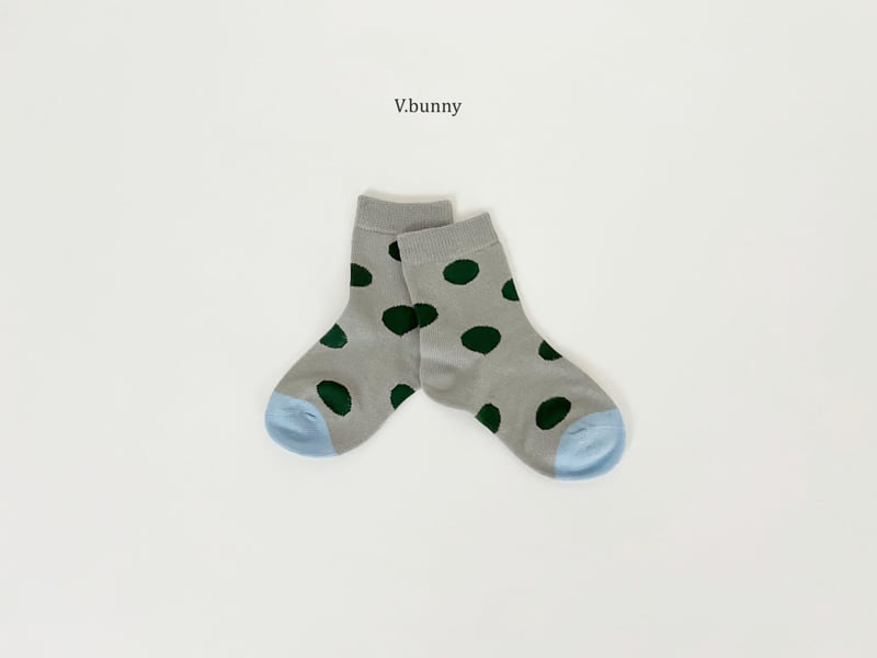 V Bunny - Korean Children Fashion - #fashionkids - Dot Line Socks Set - 9