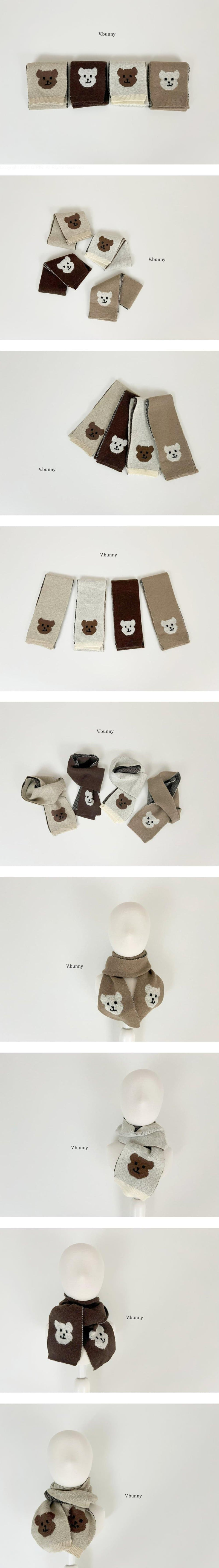 V Bunny - Korean Children Fashion - #fashionkids - Bear Bear Muffler