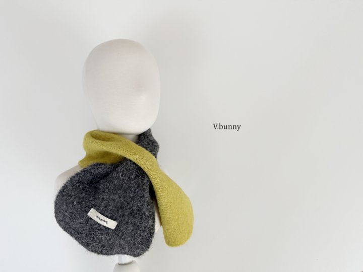 V Bunny - Korean Children Fashion - #fashionkids - Two-Color Muffler - 12