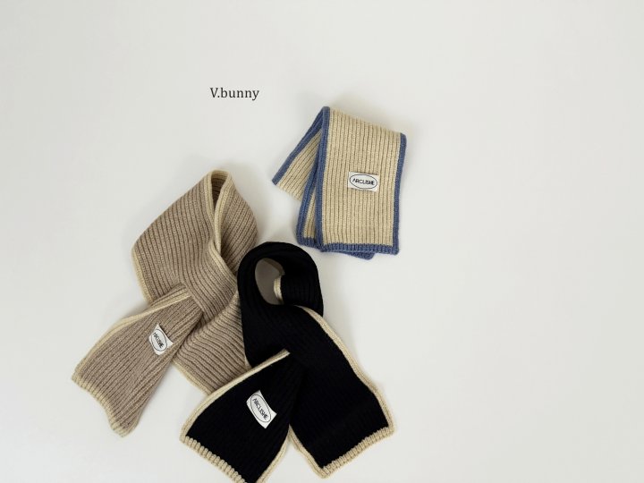 V Bunny - Korean Children Fashion - #fashionkids - Line Stripe Muffler - 6