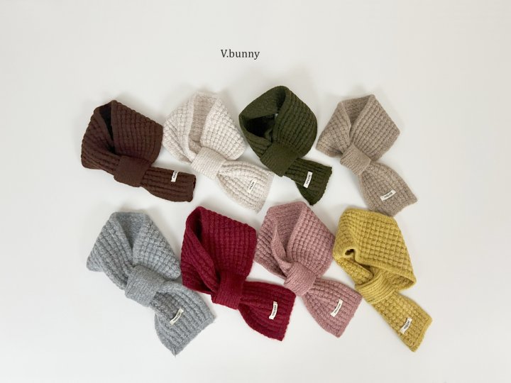 V Bunny - Korean Children Fashion - #fashionkids - Waffle Muffler