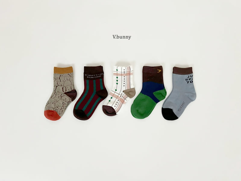 V Bunny - Korean Children Fashion - #kidsshorts - Just Socks Set