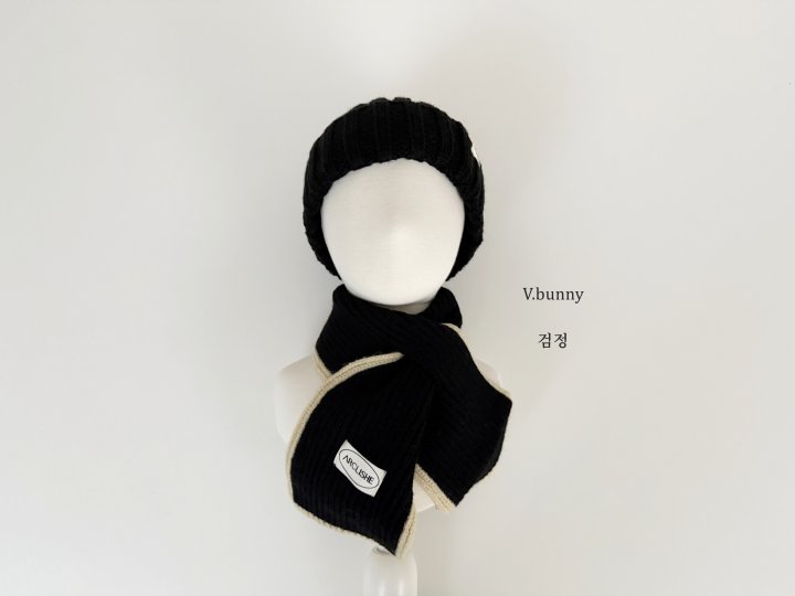 V Bunny - Korean Children Fashion - #kidsshorts - Line Stripe Muffler - 7
