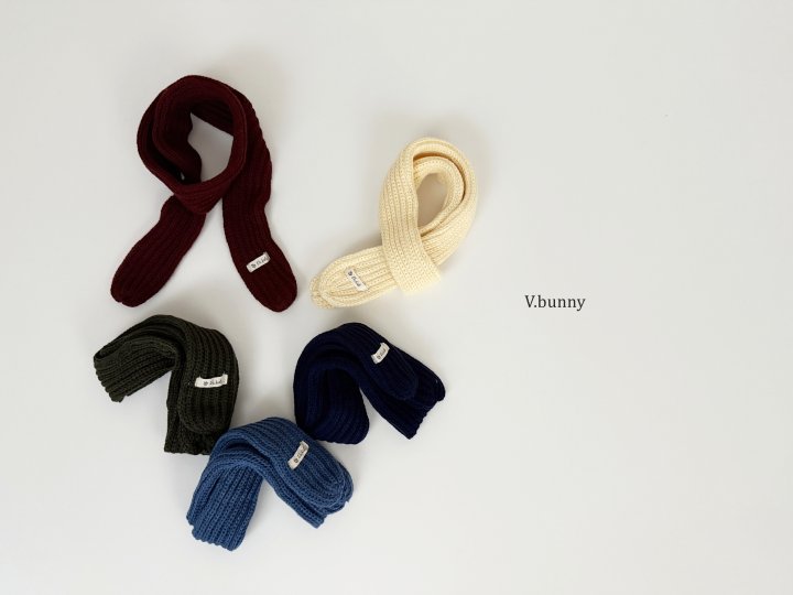 V Bunny - Korean Children Fashion - #kidsshorts - Roundy Muffler - 5