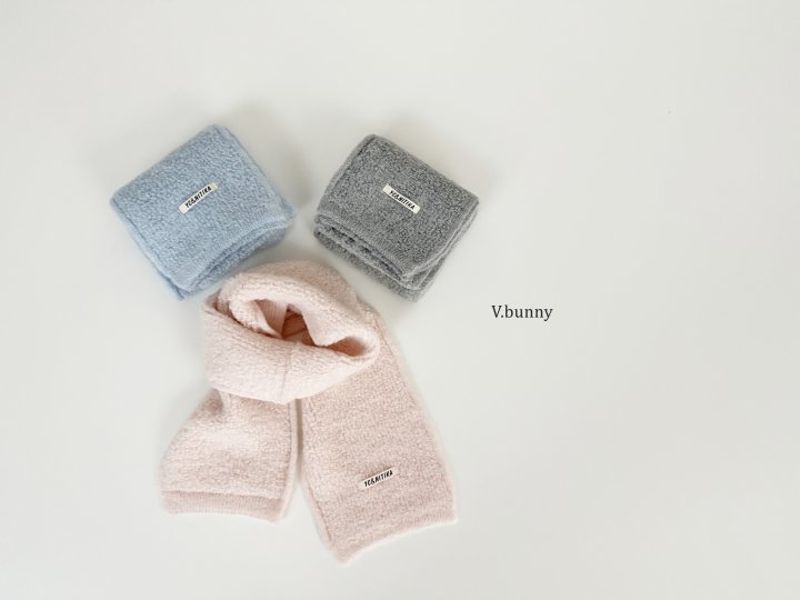 V Bunny - Korean Children Fashion - #fashionkids - Boucle Muffler - 4