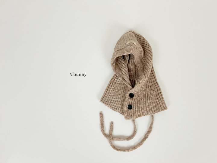 V Bunny - Korean Children Fashion - #kidsshorts - Button Balaclava - 5