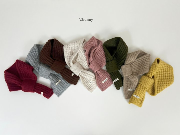 V Bunny - Korean Children Fashion - #kidsshorts - Waffle Muffler - 2