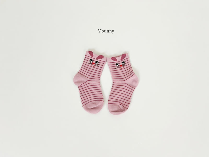 V Bunny - Korean Children Fashion - #kidsstore - Danto Socks Set - 5
