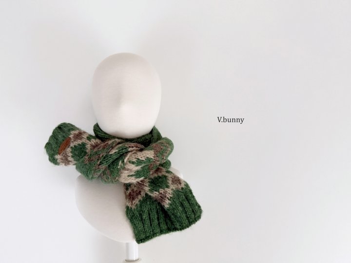 V Bunny - Korean Children Fashion - #kidsstore - MISSO Muffler - 12