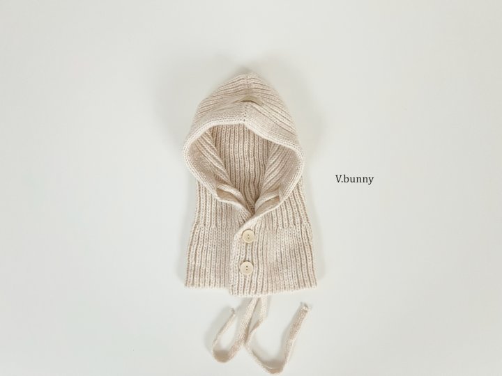 V Bunny - Korean Children Fashion - #kidsstore - Button Balaclava - 6