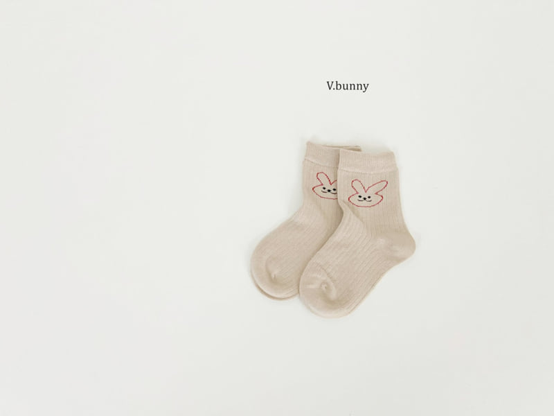 V Bunny - Korean Children Fashion - #kidzfashiontrend - Danto Socks Set - 6