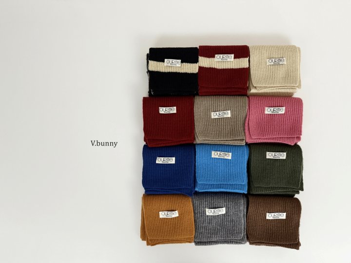 V Bunny - Korean Children Fashion - #kidzfashiontrend - Twelve Muffler - 2