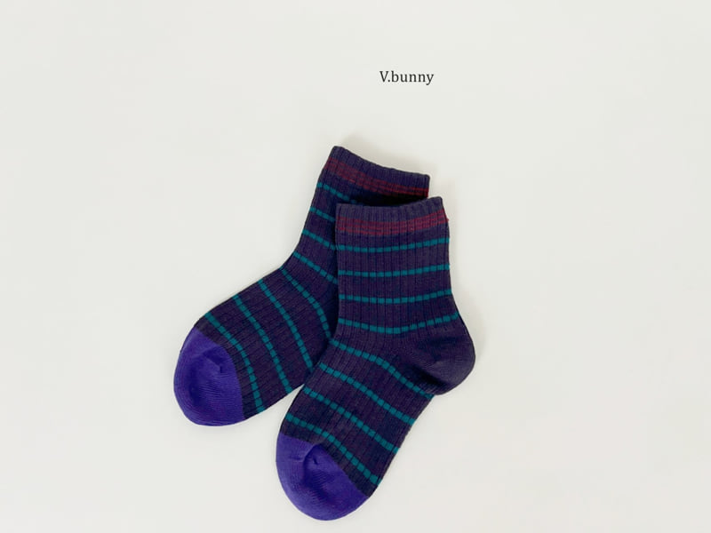 V Bunny - Korean Children Fashion - #littlefashionista - Star Time Socks Set - 9