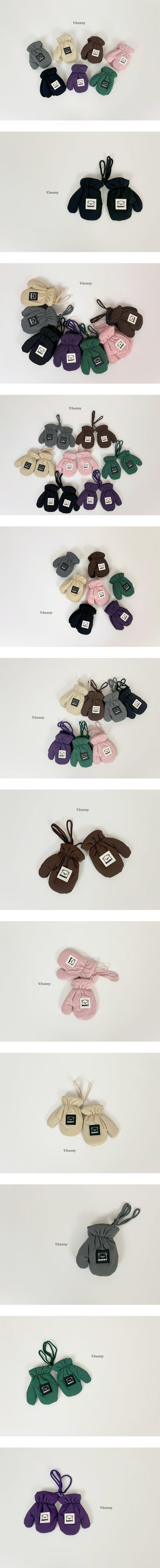 V Bunny - Korean Children Fashion - #littlefashionista - Happy Bear Gloves