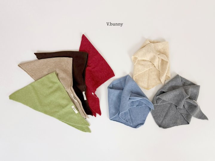 V Bunny - Korean Children Fashion - #littlefashionista - Triangle Muffler - 2