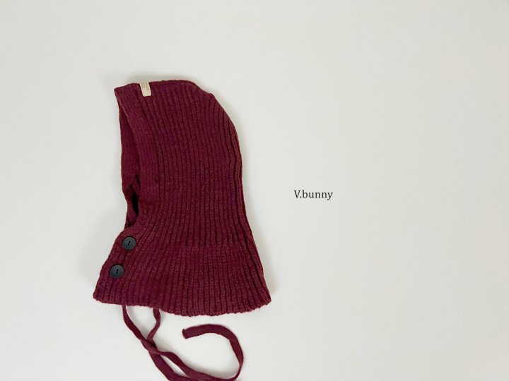 V Bunny - Korean Children Fashion - #littlefashionista - Button Balaclava - 9