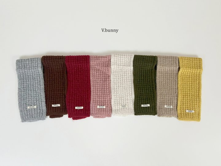 V Bunny - Korean Children Fashion - #littlefashionista - Waffle Muffler - 6