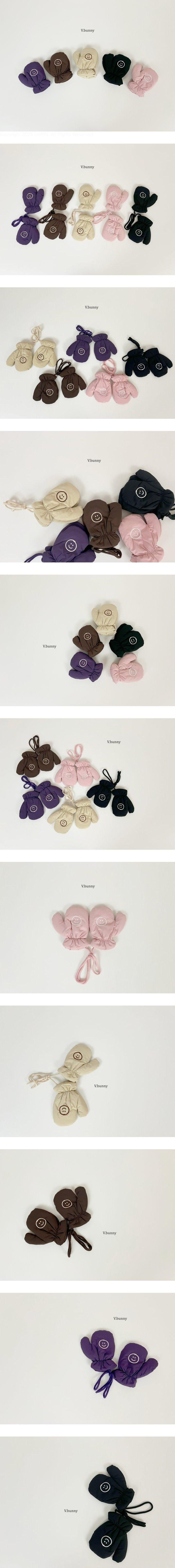 V Bunny - Korean Children Fashion - #magicofchildhood - Smiley Gloves