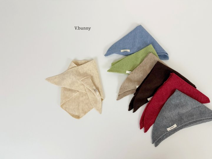 V Bunny - Korean Children Fashion - #magicofchildhood - Triangle Muffler - 3