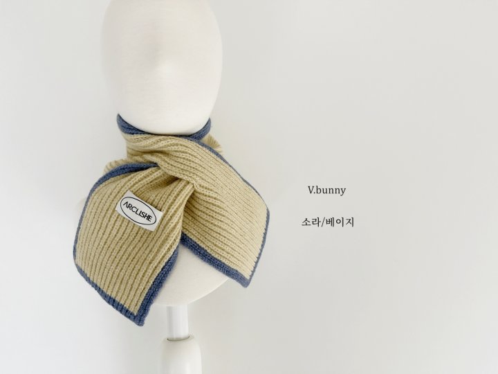 V Bunny - Korean Children Fashion - #magicofchildhood - Line Stripe Muffler - 12