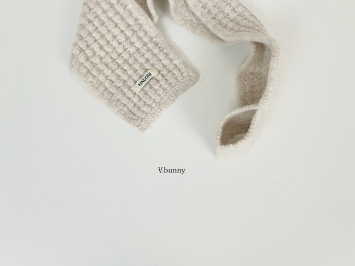 V Bunny - Korean Children Fashion - #magicofchildhood - Waffle Muffler - 7