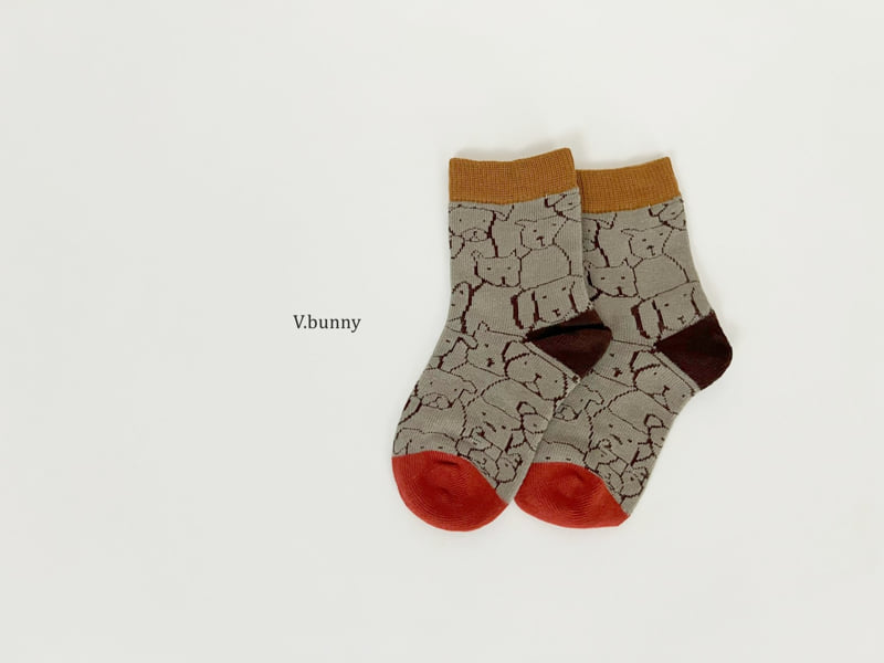 V Bunny - Korean Children Fashion - #minifashionista - Just Socks Set - 7