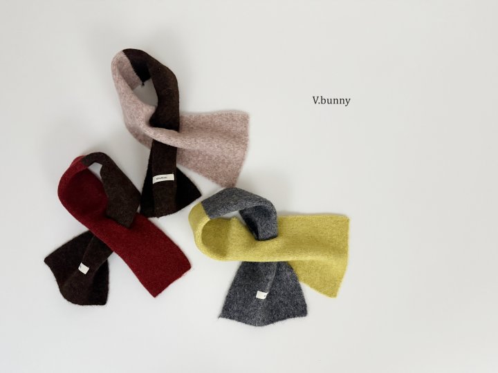 V Bunny - Korean Children Fashion - #minifashionista - Two-Color Muffler - 3