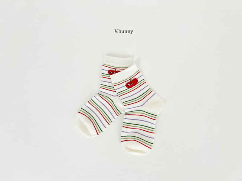 V Bunny - Korean Children Fashion - #prettylittlegirls - Kapel Socks Set - 7
