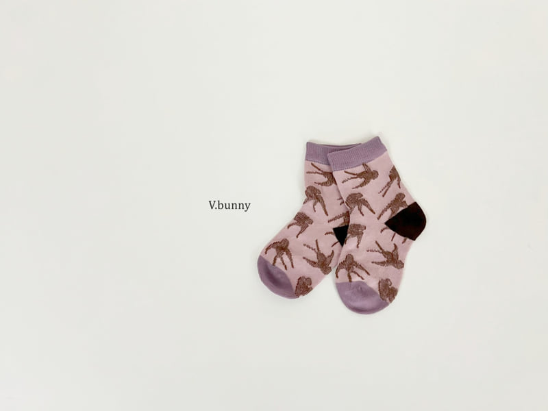 V Bunny - Korean Children Fashion - #prettylittlegirls - Swallow Socks Set - 5
